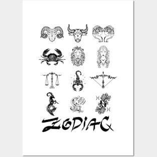 ZODIAC Posters and Art